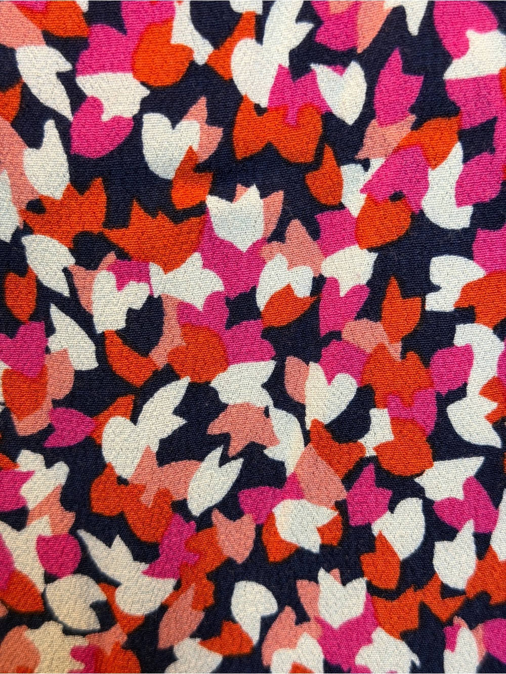 DVF Fit & Flare Colorful Heart Mini Dress Sz SP